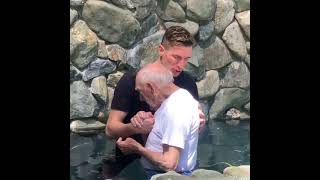 A 99 year old man gets baptized! It’s never too late!