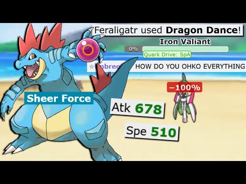 SHEER FORCE LIFE ORB FERALIGATR IS AMAZING IN POKEMON SCARLET AND VIOLET!