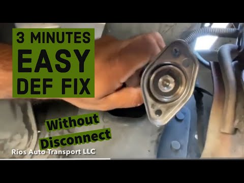 Service Def see Dealer Easy 3 minute Fix!!  Dodge 5500 DIY repair.