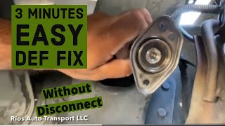 Service Def see Dealer Easy 3 minute Fix!!  Dodge 5500 DIY repair.