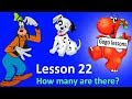 English Lesson 22 – How many are there? Count to 100 | ENGLISH VIDEO COURSE FOR KIDS