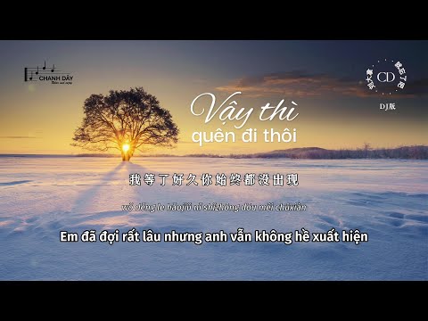 [Vietsub] Vậy thì quên đi thôi (就忘了吧) - Lưu Đại Nã Cover (刘大拿) - Bản DJ - Hot Douyin