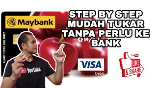 Cara tukar kad ATM /Debit Maybank tamat tempoh secara online