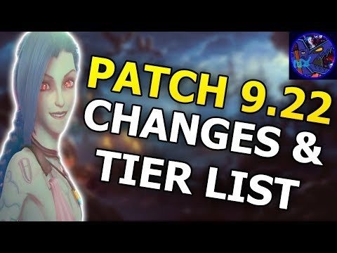 PATCH 9.22 RUNDOWN ADC Tier List (League Of Legends) Let's Talk Jinx #154