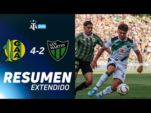 Aldosivi 4 vs 2 San Martín San Juan | #TorneoClausura2025 | RESUMEN | FECHA 16