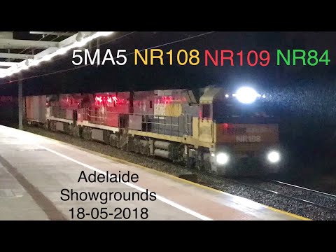 Colourful 5MA5 passing Adelaide Showgrounds