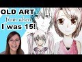 Reacting To Art From When I Was 15 OLD ART