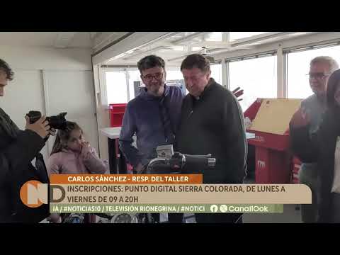 Aula Taller Móvil en Sierra Colorada: inscripciones de lunes a viernes de 9 a 20 H