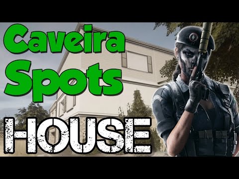 BEST CAVEIRA SPOTS - HOUSE  | Rainbow Six Siege