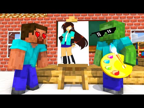 Minecraft Mobs and Herobrine DRAWING Challenge - Minecraft Animation