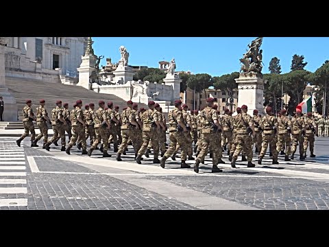 2 Giugno 1946-2022 Festa della Repubblica 2022-Grido Paracadutisti Brigata Folgore Esercito Italiano