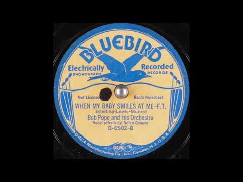 Bob Pope & his orchestra - When My Baby Smiles At Me (1936)