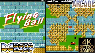 Flying Ball Arcade (Data East 1984) 4k 60fps Longplay