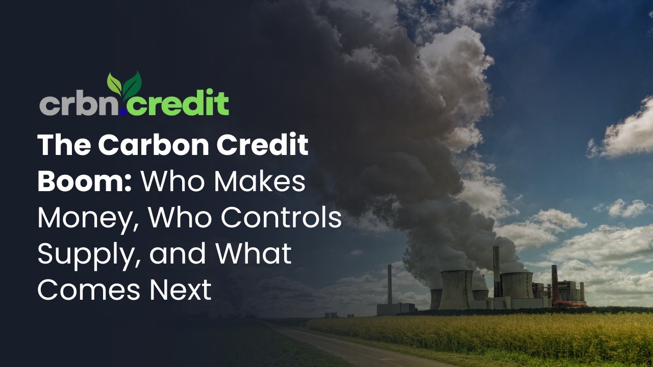 The Carbon Credit Boom: Who Makes Money, Who Controls Supply