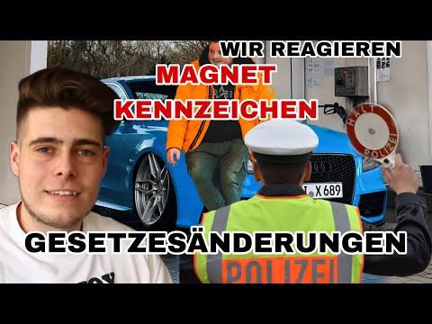 MAGNET KENNZEICHEN  ERLAUBT ?? | wir reagieren auf das video von schmidtleer