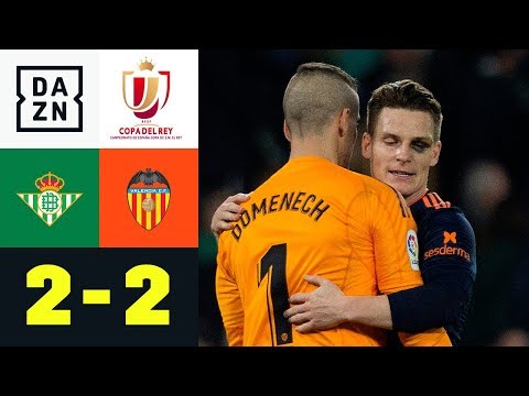 Last-Minute-Remis dank Kevin Gameiro: Real Betis - FC Valencia 2:2 | Copa del Rey | DAZN Highlights