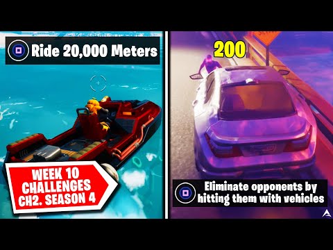 Chapter 2, Season 4: Guide To All WEEK 10 CHALLENGES (Fortnite Battle Royale)
