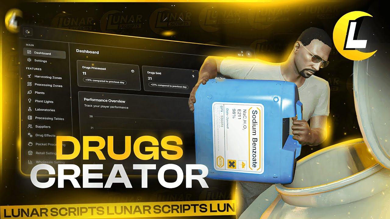 LUNAR DRUGS CREATOR