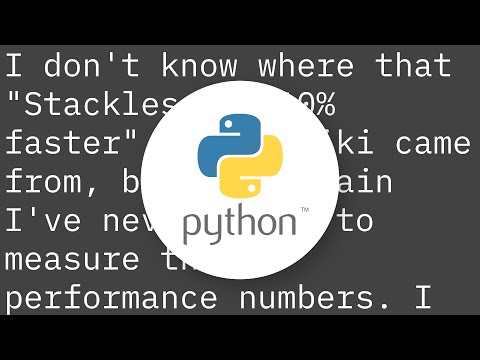 Python What Are The Drawbacks Of Stackless Python