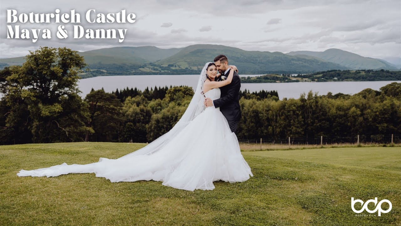 Boturich Castle wedding photography and film