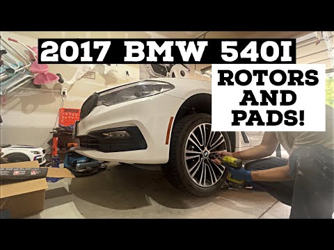 2017 BMW 540i BRAKE PAD AND ROTOR REPLACEMENT, G30: Tips and Tricks to make the job easier!