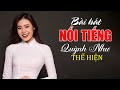Những Bài Hát Nổi Tiếng Được Cô Ca Sĩ Xinh Đẹp QUỲNH NHƯ BOLERO Trình Bài Vớ