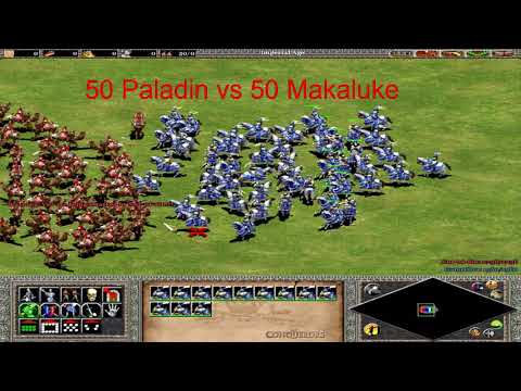 Age Of Empires 2 - Paladin (Franks) vs Mameluke (Saracens)