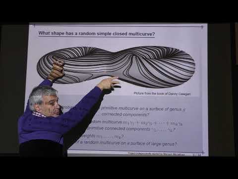 Anton Zorich -- Bridges between flat and hyperbolic enumerative geometry