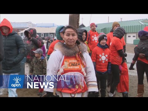 Rain not stopping Iqaluit residents on Orange Shirt Day | APTN News