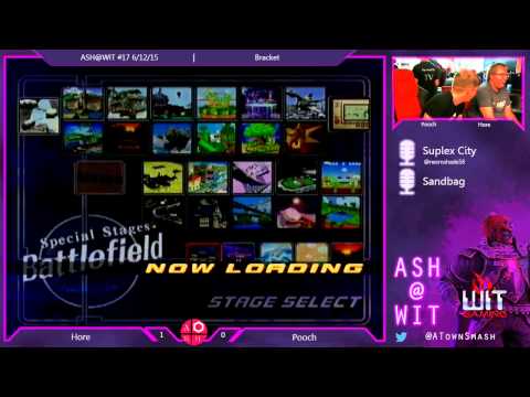 Melee Bracket ASH@WIT 6/12/15 - Hore (Fox) vs Pooch (Fox)