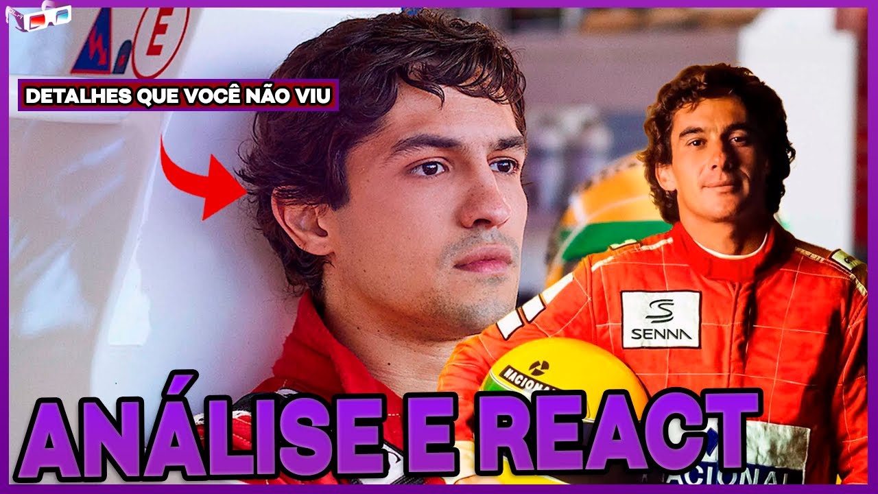 DETALHES que você ainda NÃO VIU sobre a nova série SENNA da Netflix | React e Análise COMPLETA!!