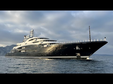SERENE, Mohammed Bin Salman’s 134m Superyacht in Gibraltar 4K