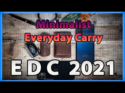 EDC 2021 | My Minimalist Everyday Carry | Bellroy Garmin Samsung