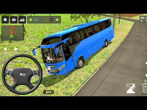 Coach Bus Simulator India Off Road Driving Bus Game Simulator 2025 Gameplay Video #3 