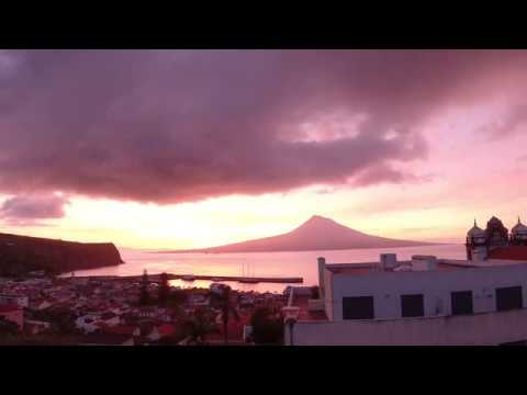 Sunrise Hiperlapse at Horta, Faial island, Azores, Portugal