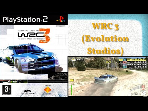 PS2 WRC 3 World Rally Championship Mode Gameplay