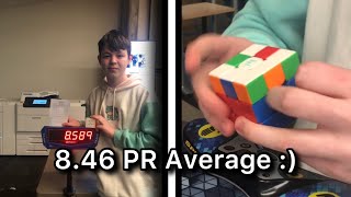 Top 20 In New Zealand! 🇳🇿 | 8.46 PR 3x3 Average