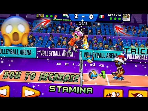 How To Increase Stamina In VolleyBall Arena Game - #gaming #youtube