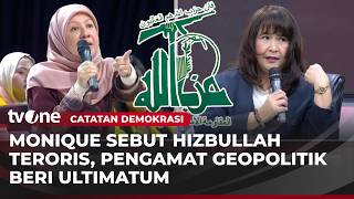 Download lagu DEBAT PANAS! Monique Rijkers vs Pengamat Geopolitik UNPAD soal Sejarah Hizbullah | Catatan Demokrasi mp3