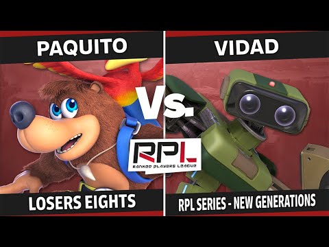 RPL Series LOSERS TOP 8 - Paquito (Banjo & Kazooie, King Dedede) Vs. Vidad (ROB) SSBU Singles