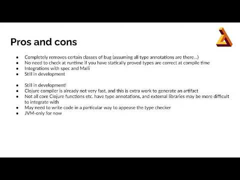 Lambda Lounge October - Typed Clojure