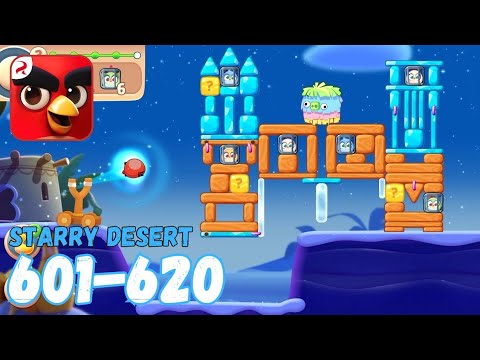 Angry Birds Journey: Levels 601-620 (Starry Desert) Gameplay - Part 31