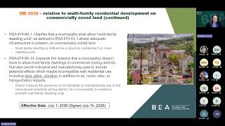 Changes to Planning, Zoning, and Building Code Laws in 2026 - Webinar recording from August 20, 2026