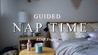 30 minute nap guided meditation - gentle ASMR soft spoken with music