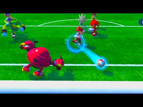 Mario and Sonic At the Olympic Games 2020 Football Dr EggMan vs Daisy and Metal Sonic vs Vector