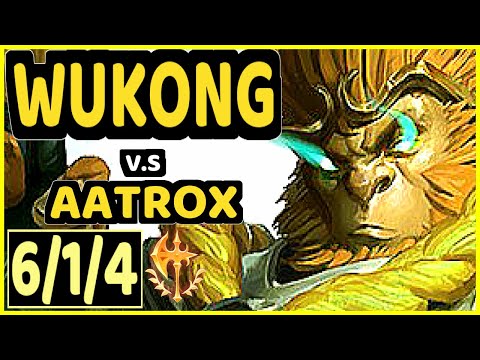 AODI (WUKONG) vs AATROX - 6/1/4 KDA TOP CHALLENGER GAMEPLAY - KR