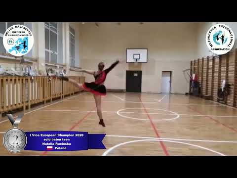 solo baton teen - I Vice European Champion 2020 - Natalia Rucińska