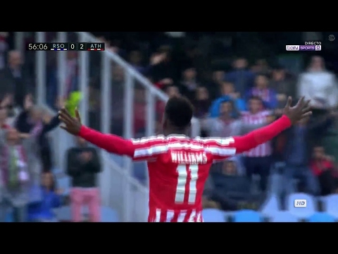 GOL DE WILLIAMS. Real Sociedad 0 vs Athletic Club 2