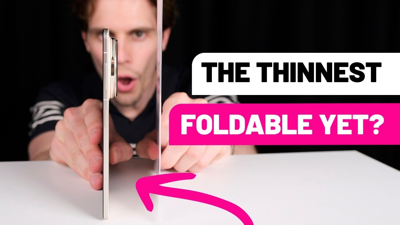 Honor Magic V5 hands-on: the thinnest foldable yet? - YouTube