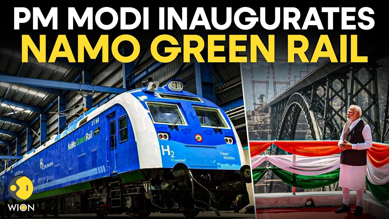 PM Modi LIVE: PM Modi Flags Off India’s First Hydrogen Train At Jind Railway Station | WION